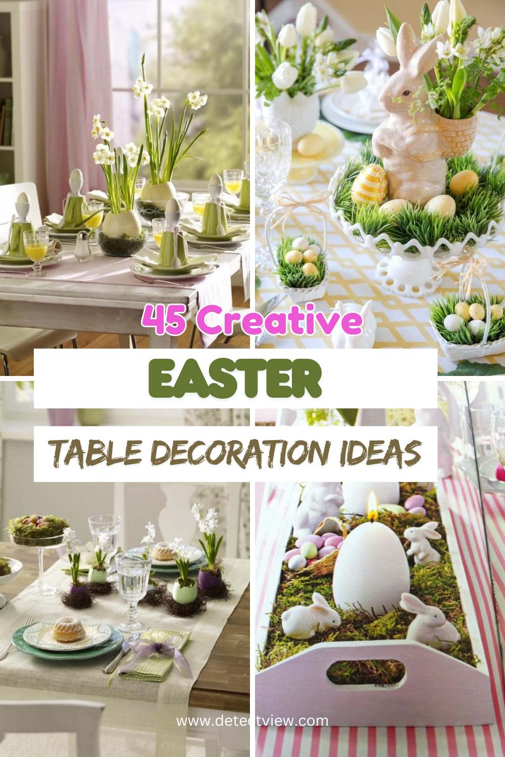 Easy Easter Table Decoration Ideas