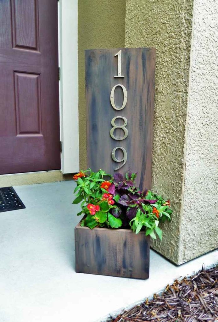 50 Amazing DIY House Numbers Ideas