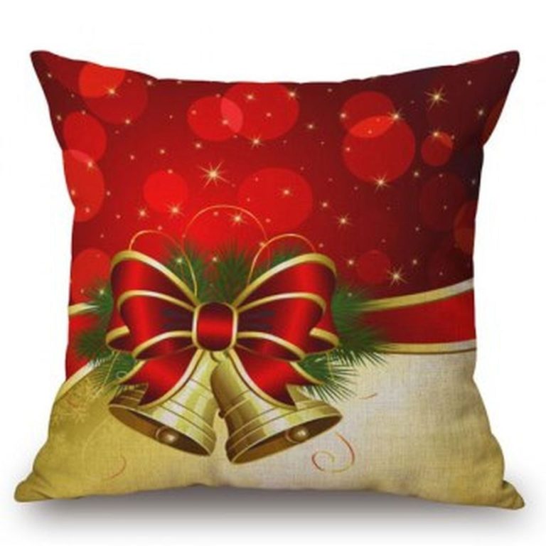 35 Gleaming Red Christmas Throw Pillows Ideas