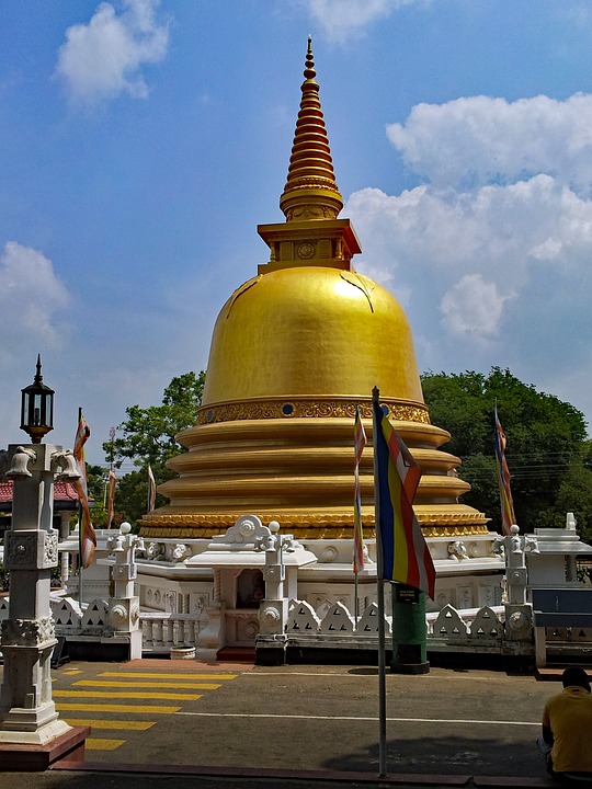 Cave Temple Dambulla Sri Lanka Temple Stupa.