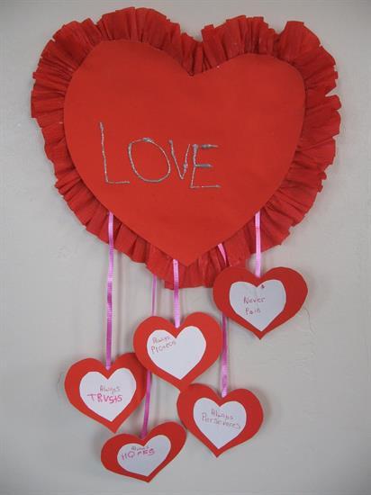 Sorted Button Valentine Heart