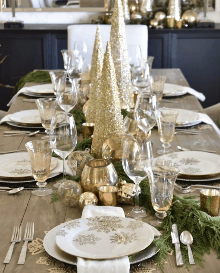 80+ Christmas table settings ideas that will make the grand spread look ...