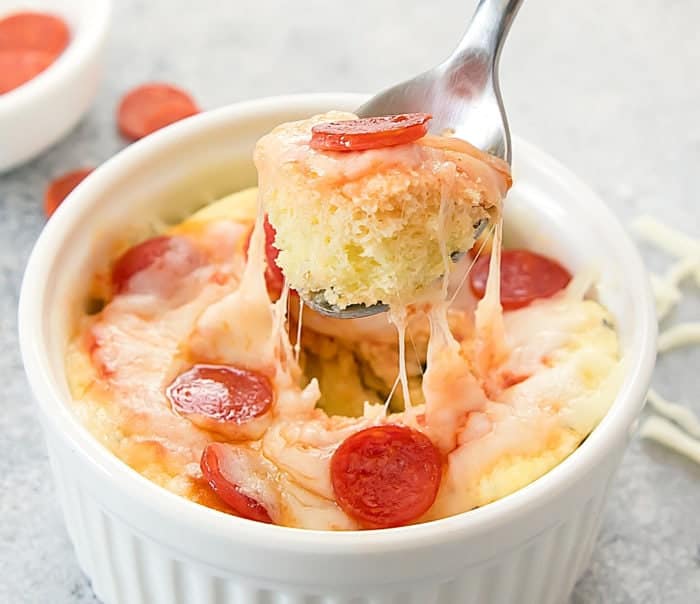 Microwave Pizza Bread.