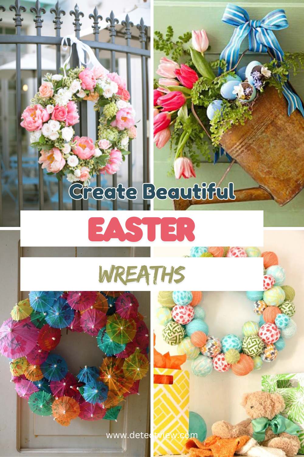 Create Beautiful Easter Wreaths